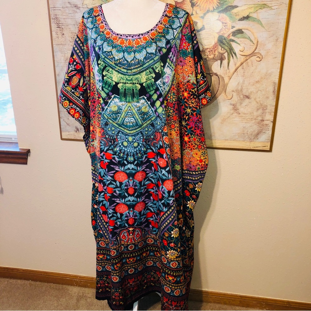 OS Shore Drive Colorful Boho Kaftan